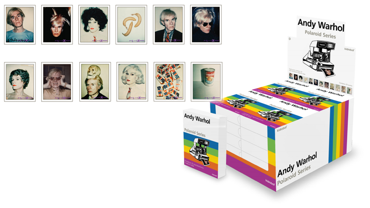 Kidrobot Andy Warhol Polaroid Series Blind Box