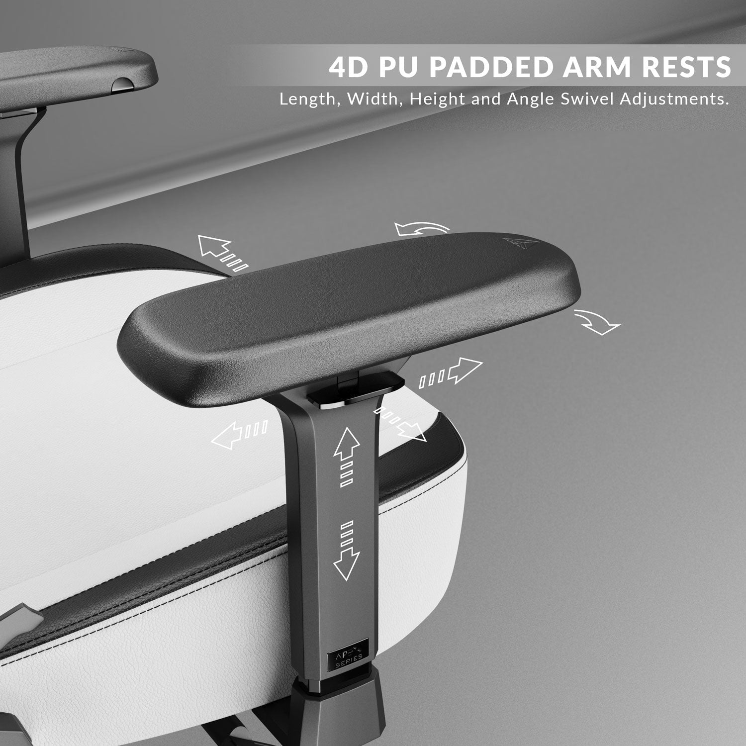 Apex Series - Arctic White Gaming Chair