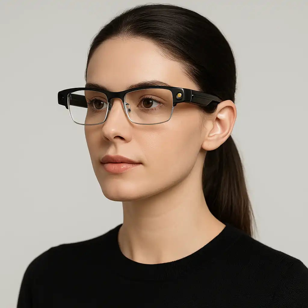 TUTT GS11 AI Glasses | HD Camera + AI Integration & Intelligent Object Recognition | Replaceable with Prescription Lenses