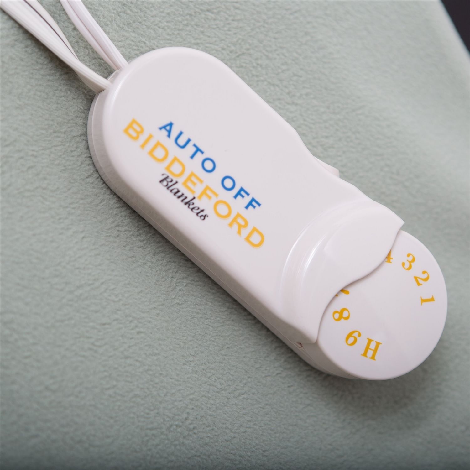 Sage Green Comfort Knit Heated Electric Warming Throw Blanket - Free Shipping