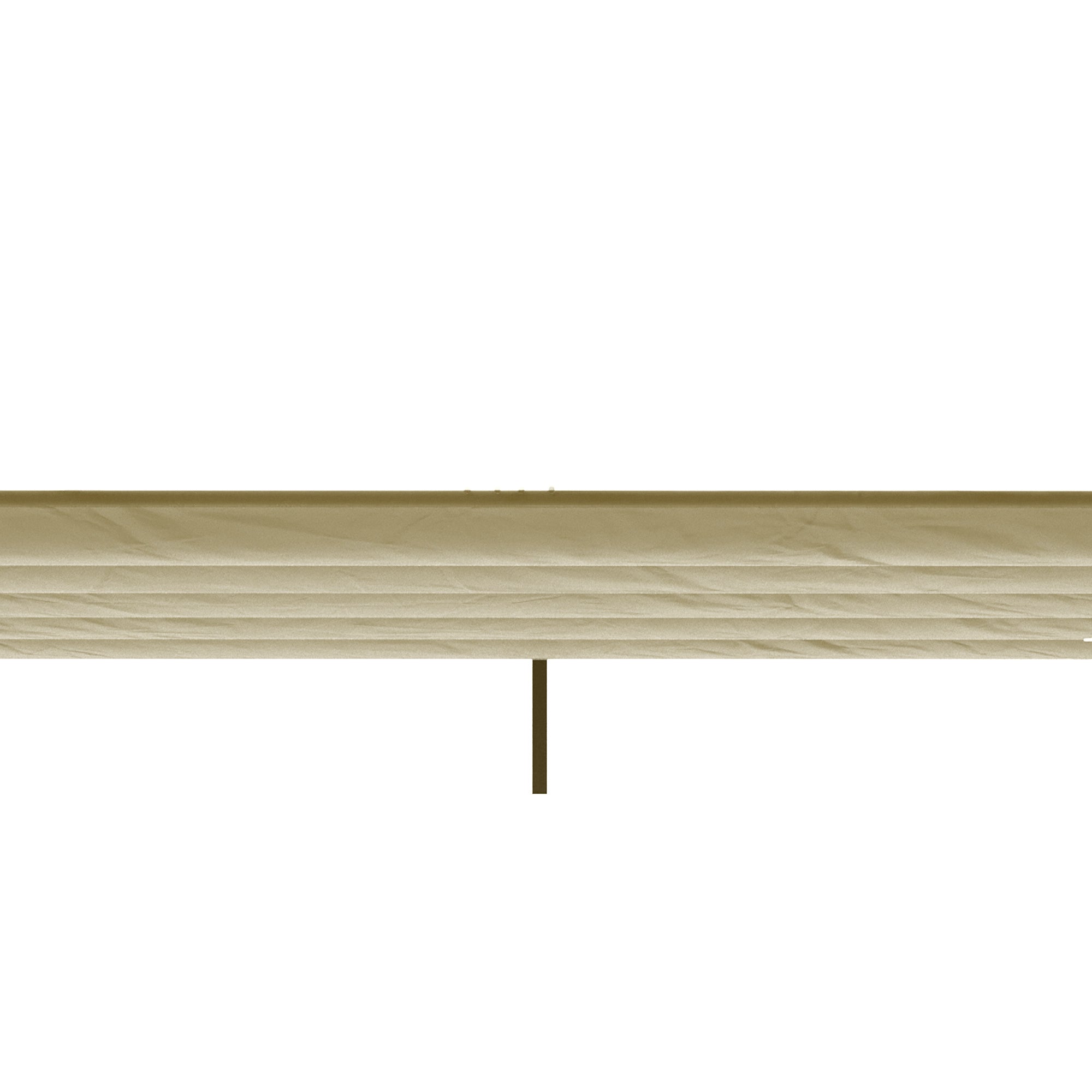 Outsunny Retractable Pergola Canopy Cover Replacement for 13.1' x 9.8' Pergola, Beige