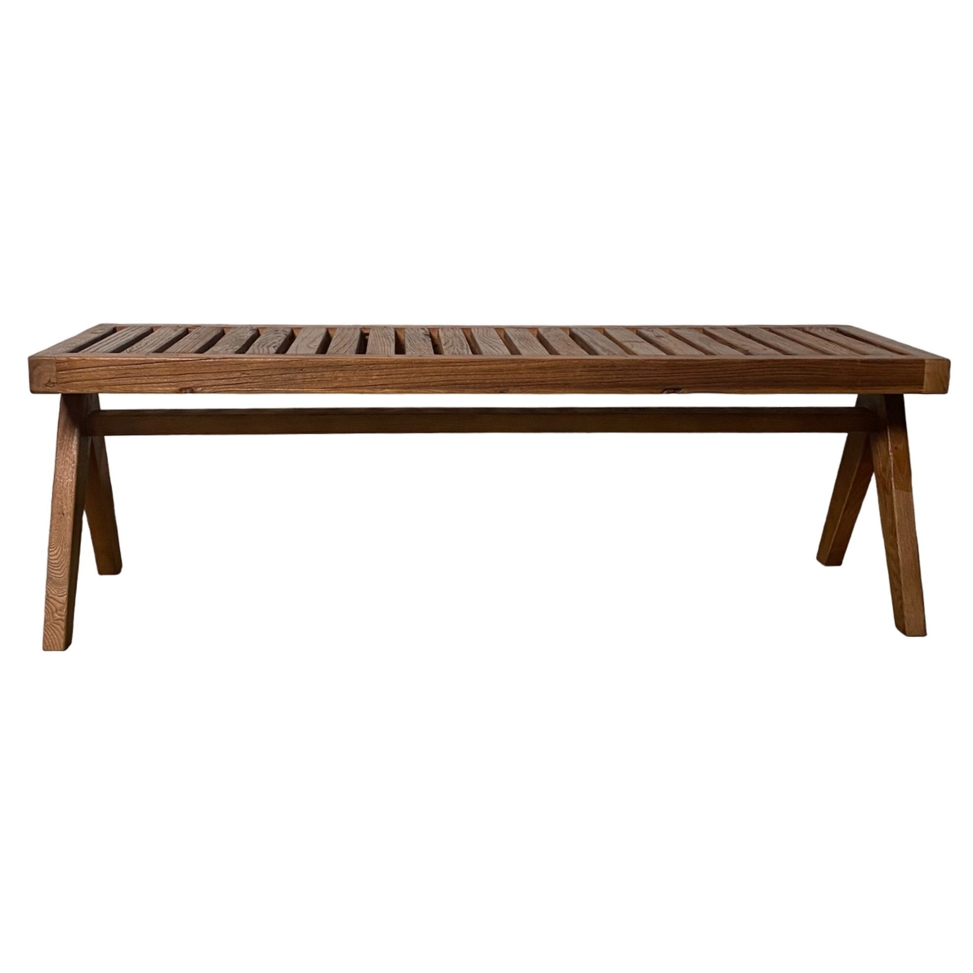 Recycled Old Elm Long Bench