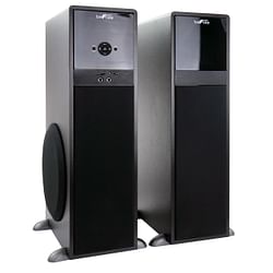 beFree Sound 2.1 Channel 80 Watt Bluetooth Tower Speakers with Remote and Microphone - Free Shipping