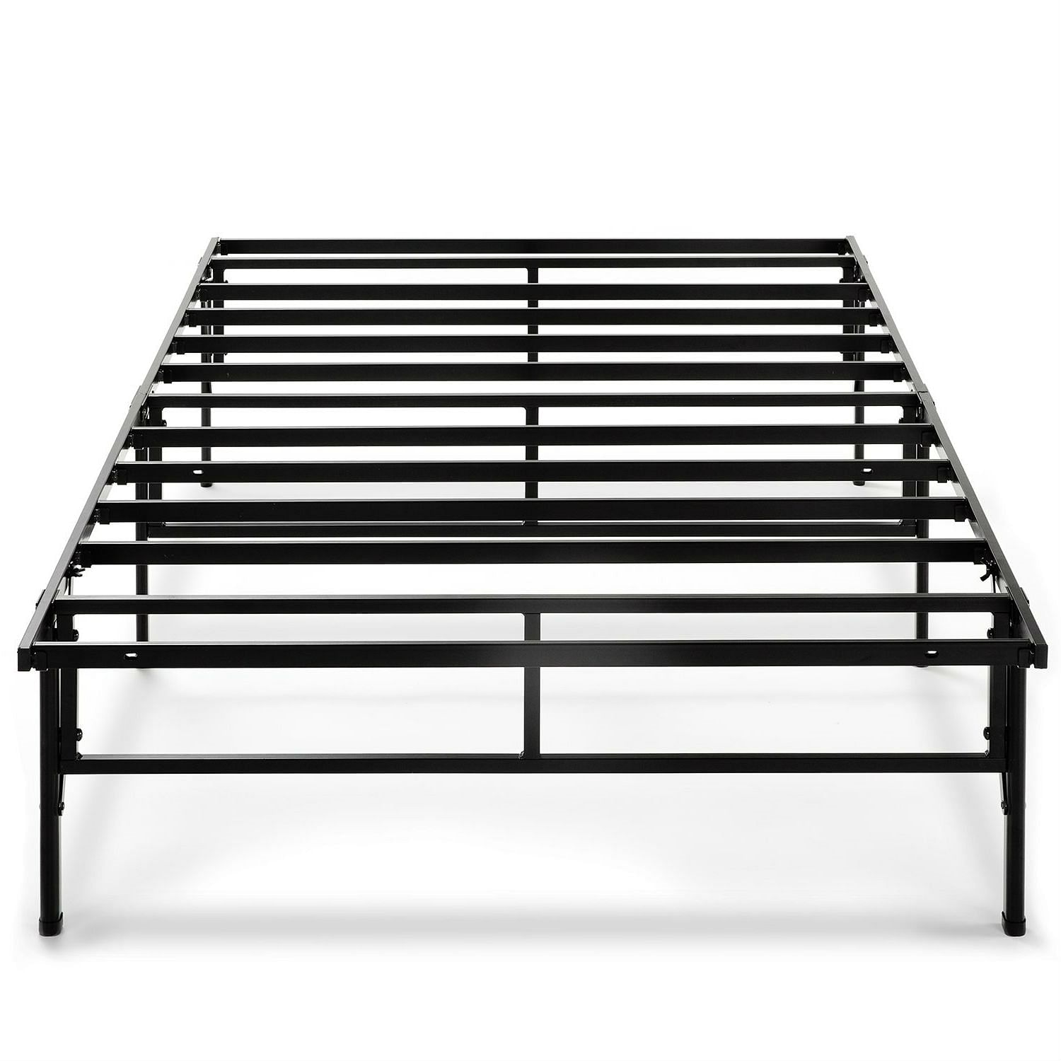 Twin XL Sturdy Metal Platform Bed Frame in Black - Free Shipping