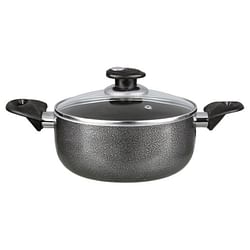 Brentwood 3 Qt. Round Aluminum Dutch Oven in Gray - Free Shipping