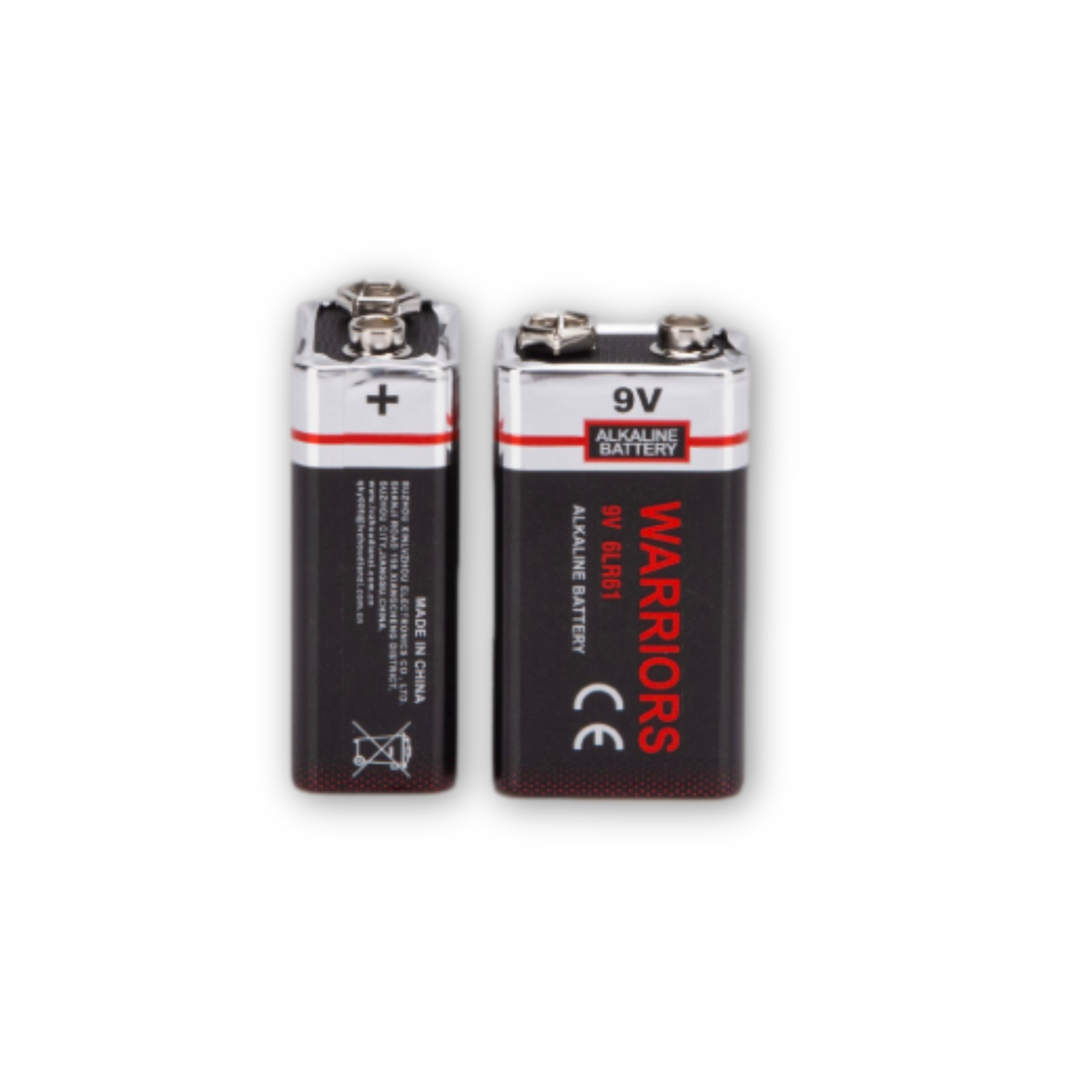 BRS 9V Alkaline Batteries — 12‑Pack (BRS6LR619V)