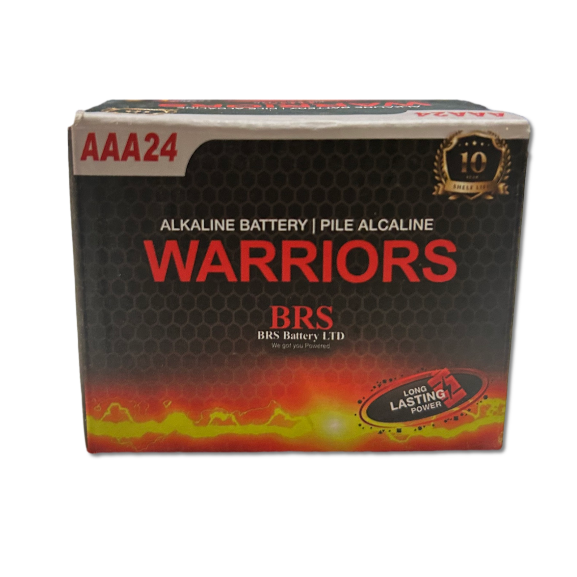 BRS AAA Alkaline Batteries — 24‑Pack (BRSLR03AAA)