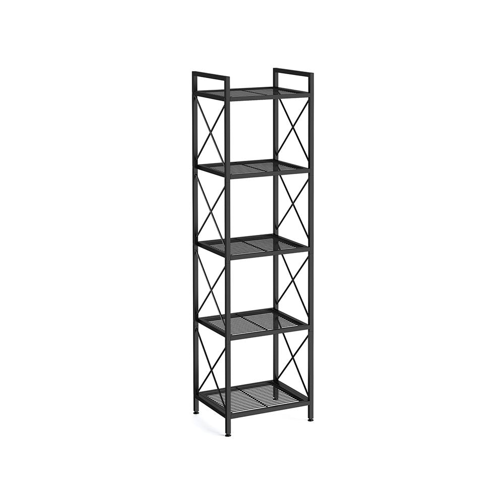 SONGMICS Metal Storage Rack with X Side Frames