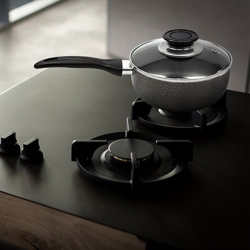 Brentwood Saucepan Aluminum Non-Stick 1.5 Qt-Gray - Free Shipping