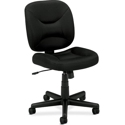 Black Task Chair Office Chair with Padded Seat - Free Shipping