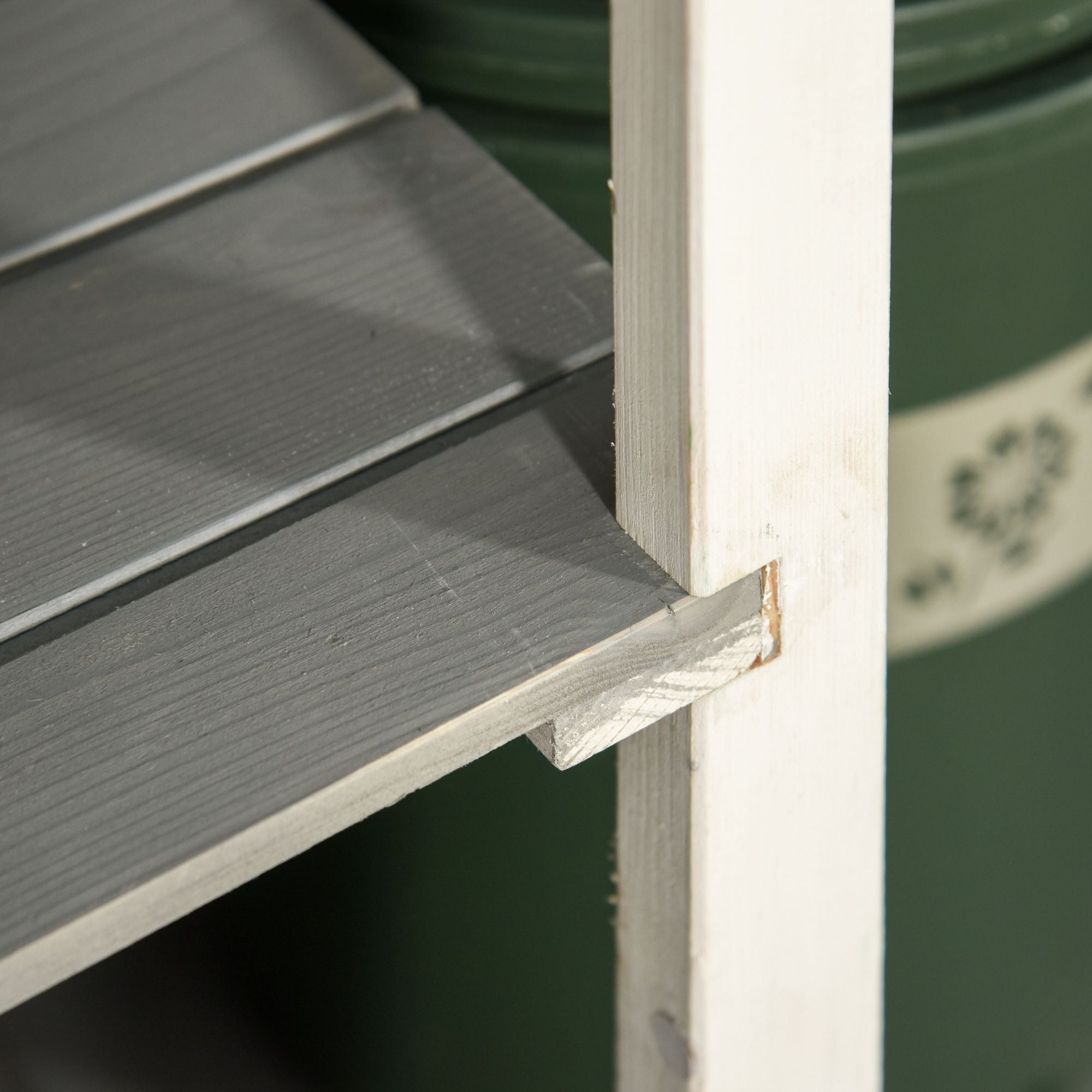 Outsunny Garden Storage Shed 29.9"x21.7"x45.3" with Asphalt Roof, Outdoor Cabinet with Shelves for Tools - Grey
