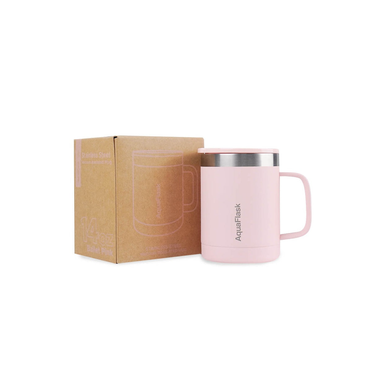 Aquaflask Thermal Insulated Lidded Mug With Handle 415ml (14 oz)