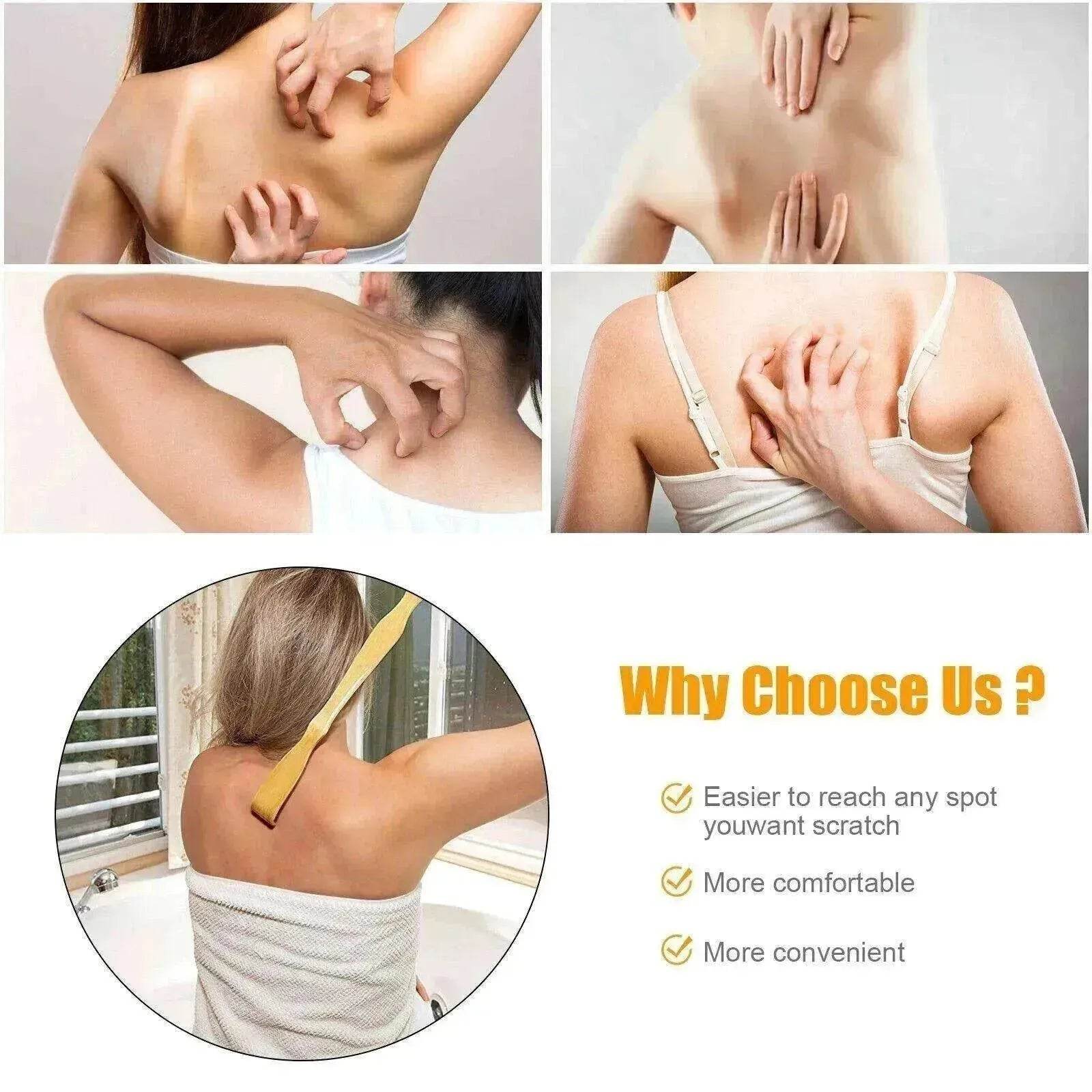 Bamboo Back Scratcher Itch Relief Tool