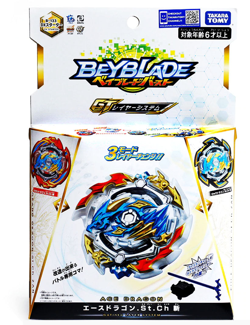 Takara Tomy Beyblade Burst GT - B-133 Ace Dragon with Launcher