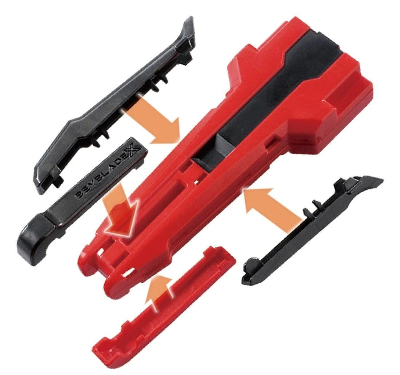 Takara Tomy Beyblade X - BX-30 Custom Launcher Grip (Red Version)