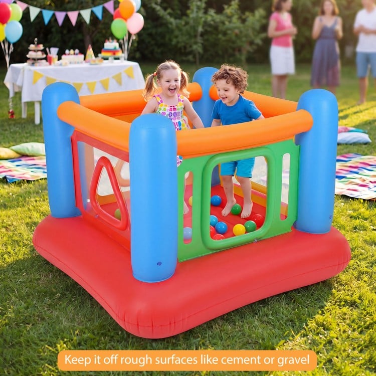 Blow Up Jumping House for Kids with Transparent Side Walls