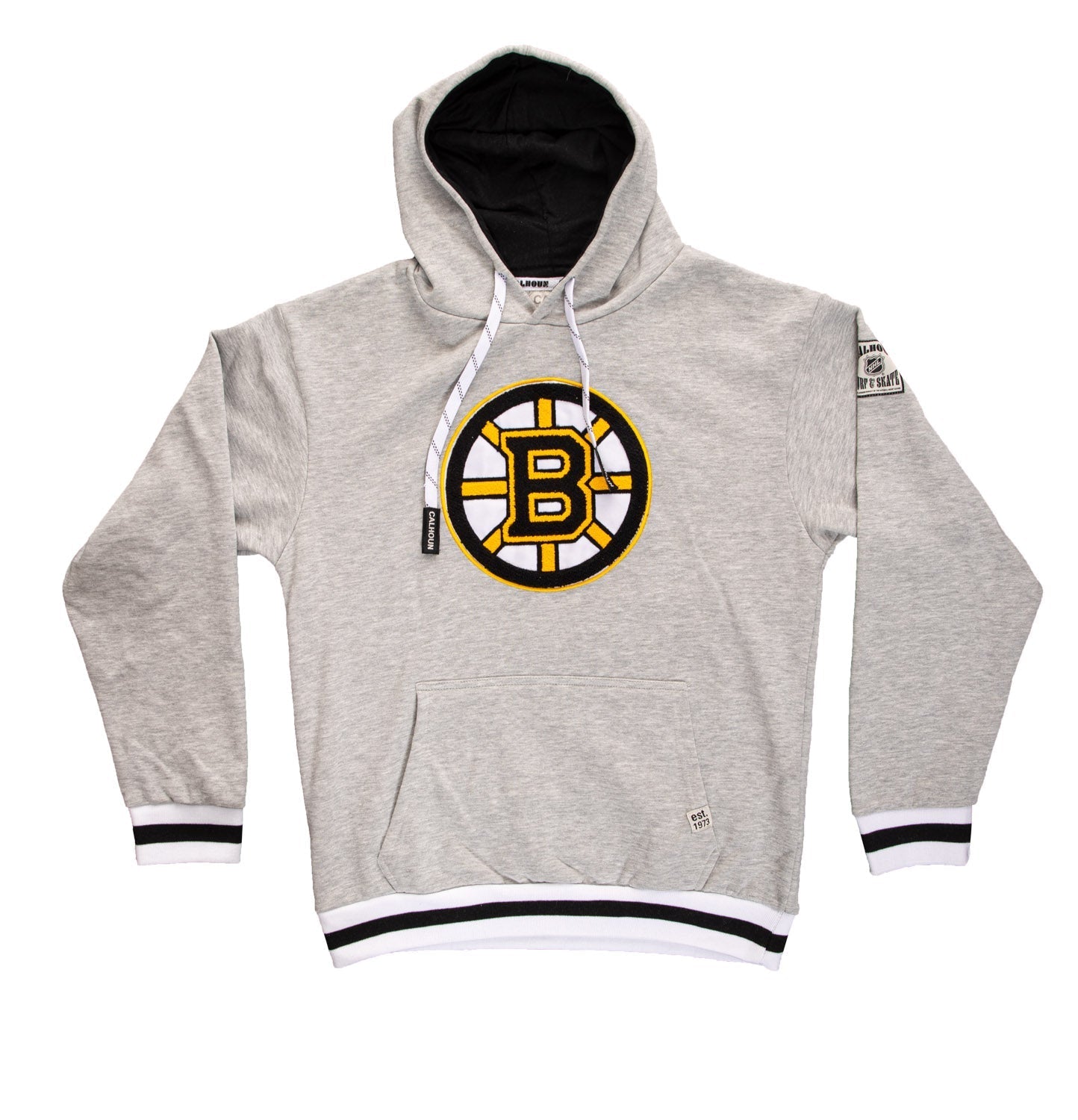 Boston Bruins "Muskoka Style" Premium Chenille Woven Logo Hoodie