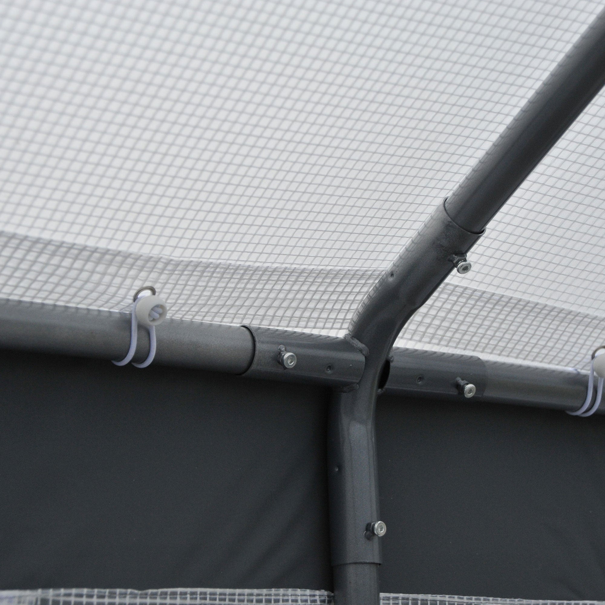 Outsunny Heavy-duty Walk-in Greenhouse 8' x 6' x 7.5' Outdoor Polytunnel for Vegetable Plant Growth Warm House