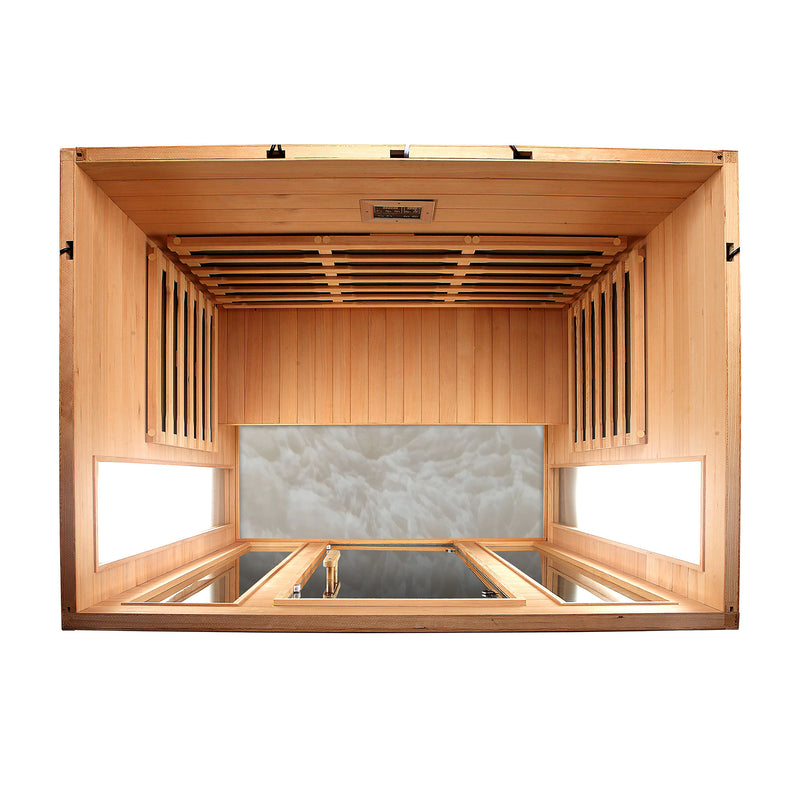 Banff 3-Person Far Infrared Sauna | Canadian Hemlock Wood with Bluetooth, LED & Aromatherapy