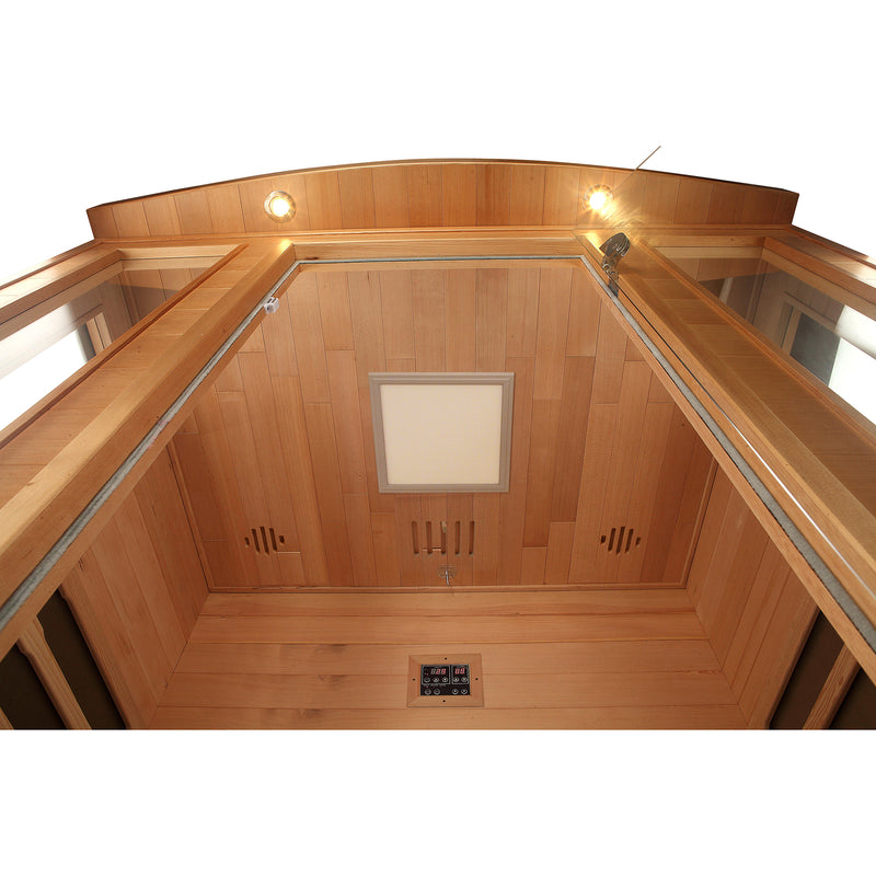 Banff 3-Person Far Infrared Sauna | Canadian Hemlock Wood with Bluetooth, LED & Aromatherapy