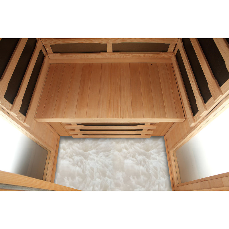 Chilliwack 1-Person Far Infrared Sauna | Canadian Hemlock Wood with Bluetooth, LED & Aromatherapy