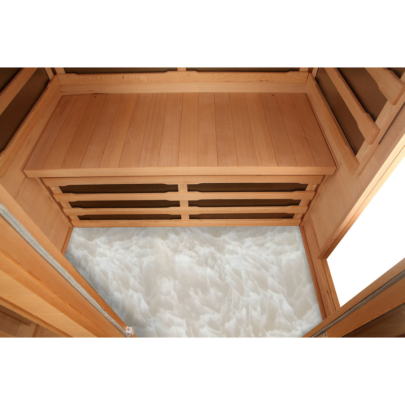 Tremblant 2-Person Far Infrared Sauna | Canadian Hemlock Wood with Bluetooth, LED & Aromatherapy