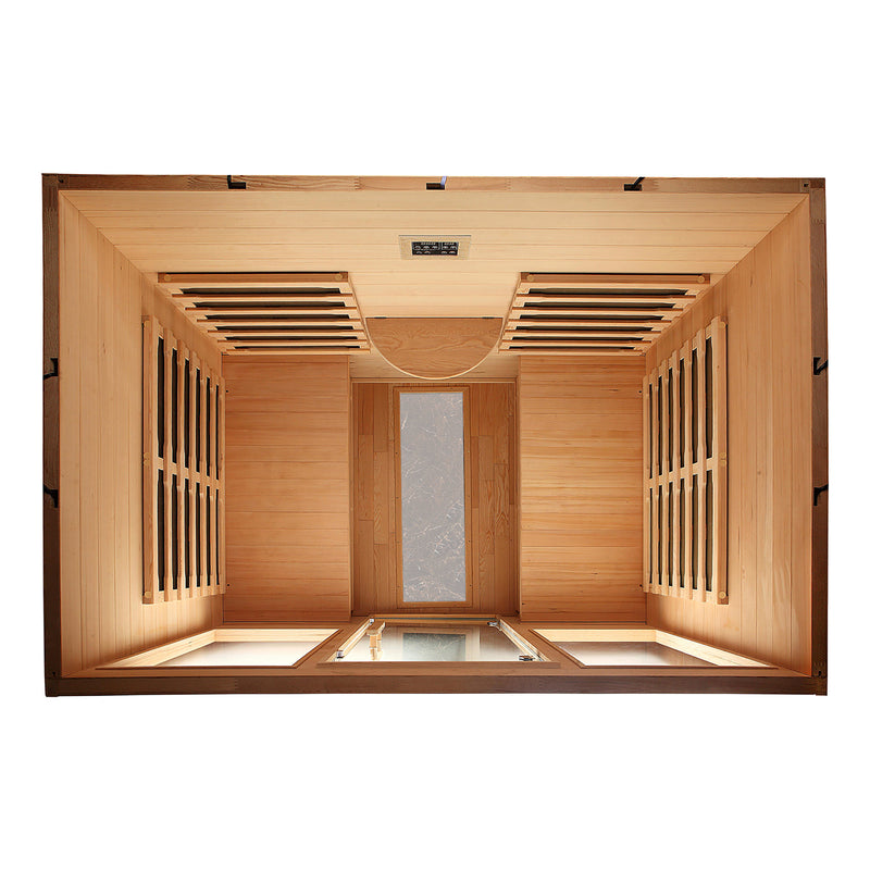 Whistler 4-Person Far Infrared Sauna | Canadian Hemlock Wood with Bluetooth, LED & Aromatherapy
