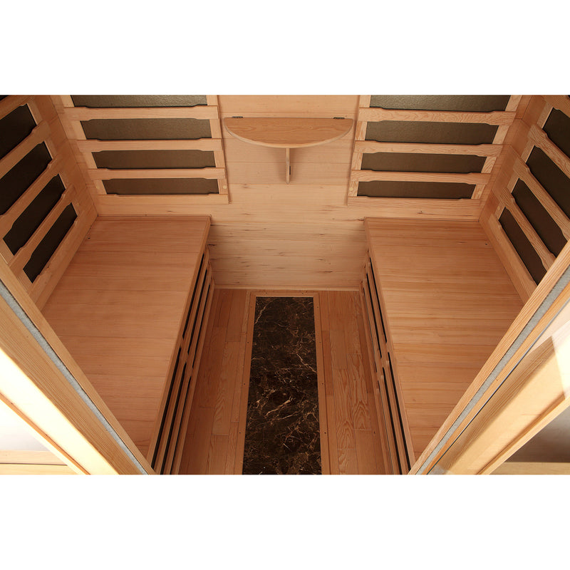 Whistler 4-Person Far Infrared Sauna | Canadian Hemlock Wood with Bluetooth, LED & Aromatherapy