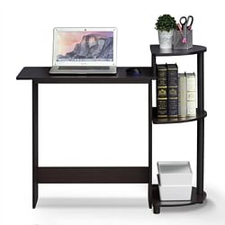 Contemporary Home Office Computer Desk in Black Finish - Free Shipping