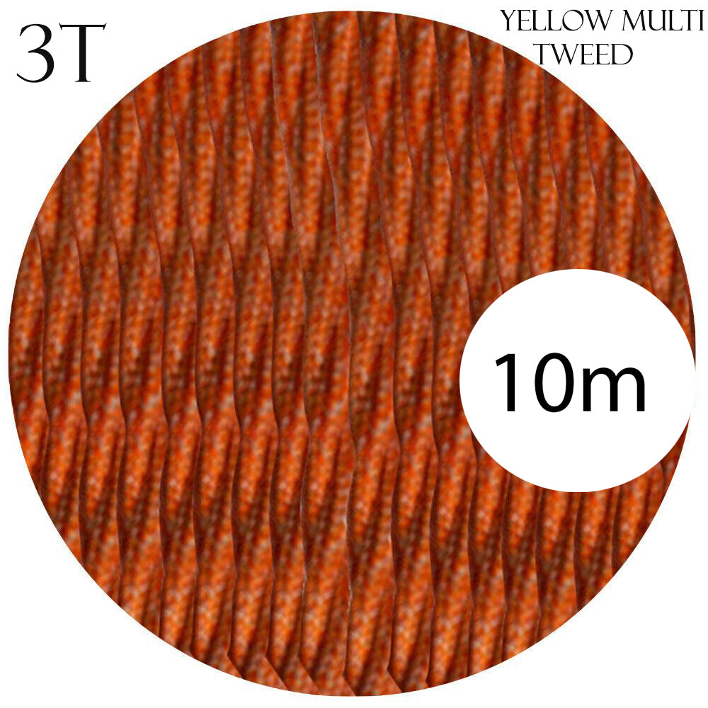 Electrical Wire 3 Core Twisted Yellow Multi Twist~2105