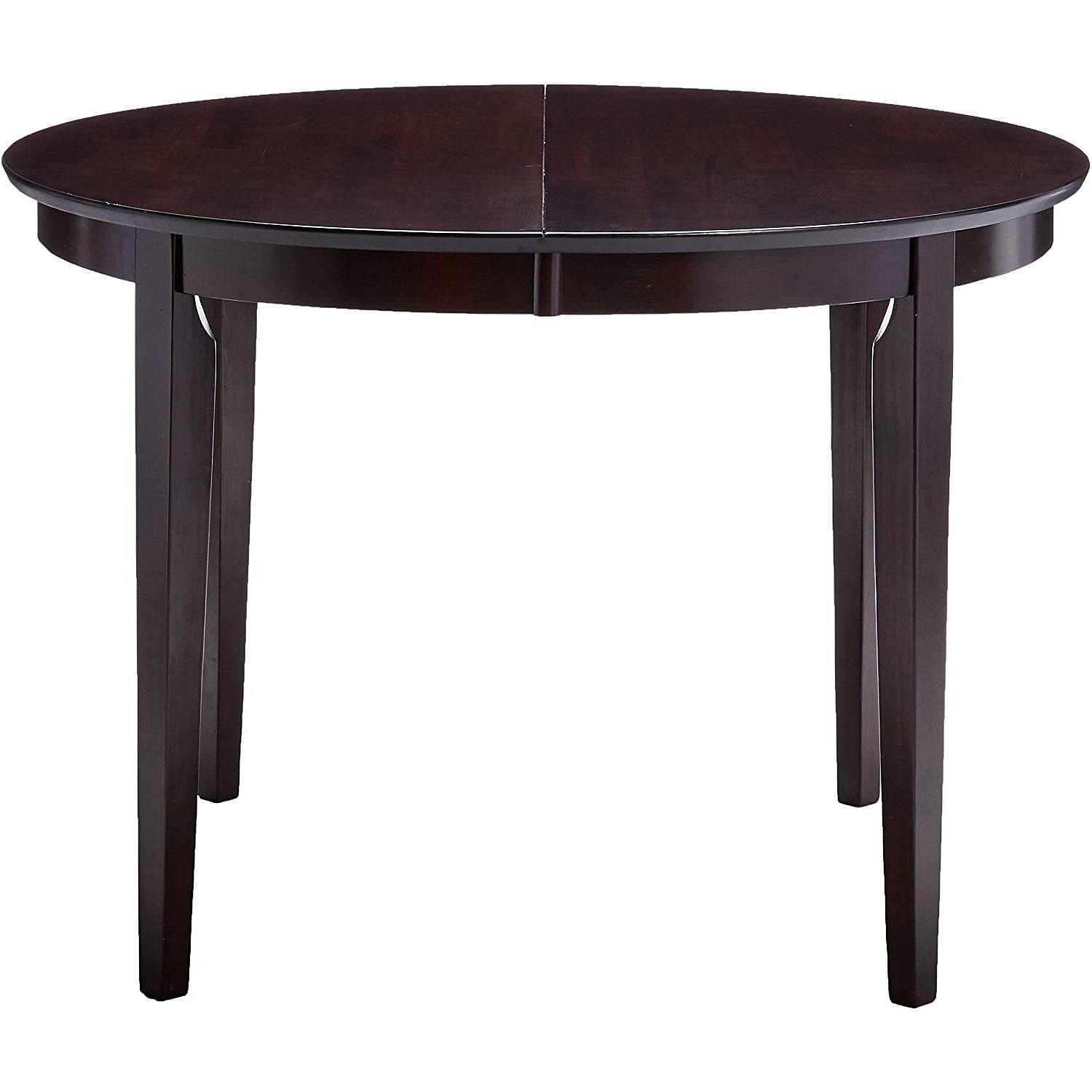 Contemporary Oval Dining Table in Dark Brown Cappuccino Wood Finish - Free Shipping