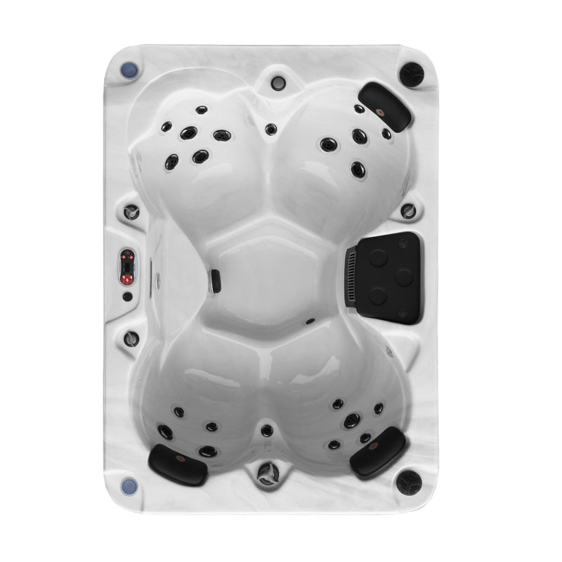 Calgary 4-Person Plug & Play Hot Tub | 24 Jets, LED Lighting, Aromatherapy & Bluetooth Audio