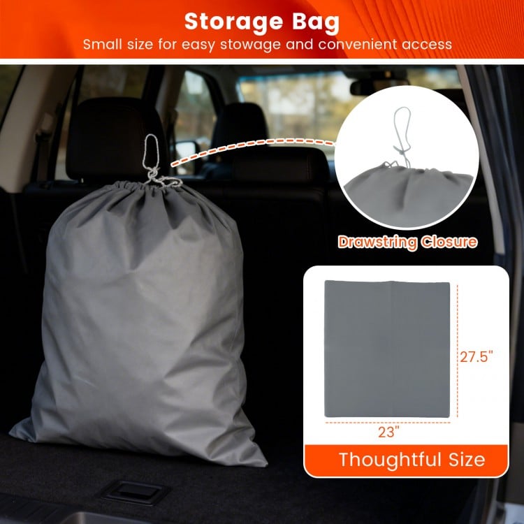 Car Cover for Automobiles 200 Inch Rain Sun UV Protection Fit SUV BMW Honda Lexus Mercedes-Benz