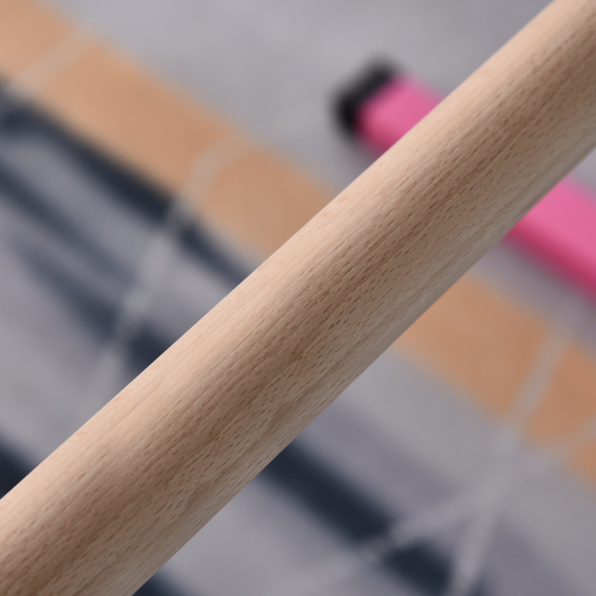 Soozier Professional Home Gymnastics Horizontal Bar for Kids Adjustable Home Gym Fitness w/ Steel Frame and Beechwood