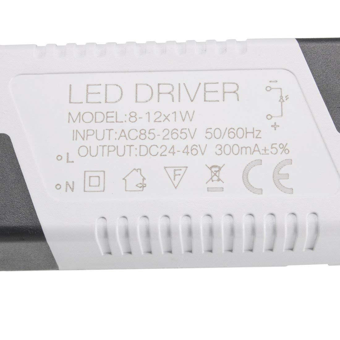 Constant Current 300mA DC 25-45V 8-12W LED Driver Power Supply~1037