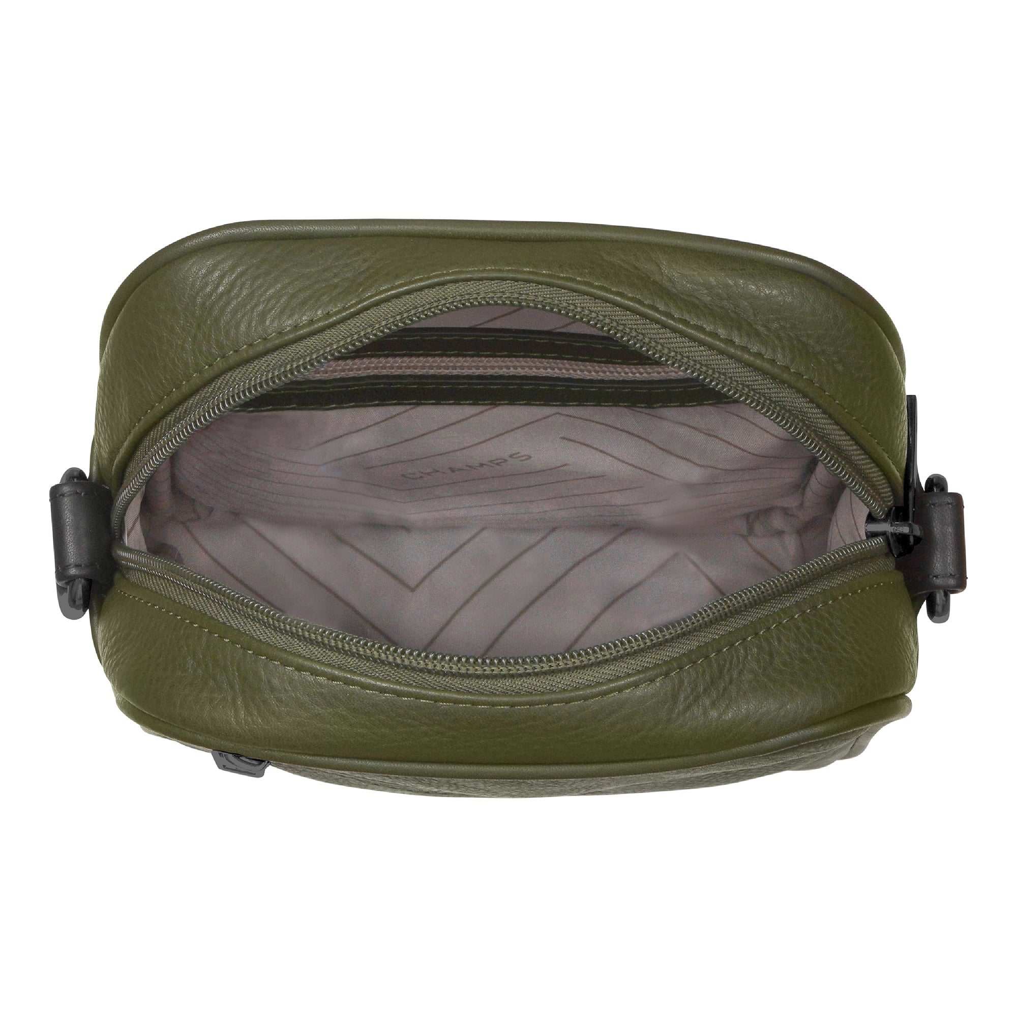 Onyx / Leather Vertical Cross-Body Bag