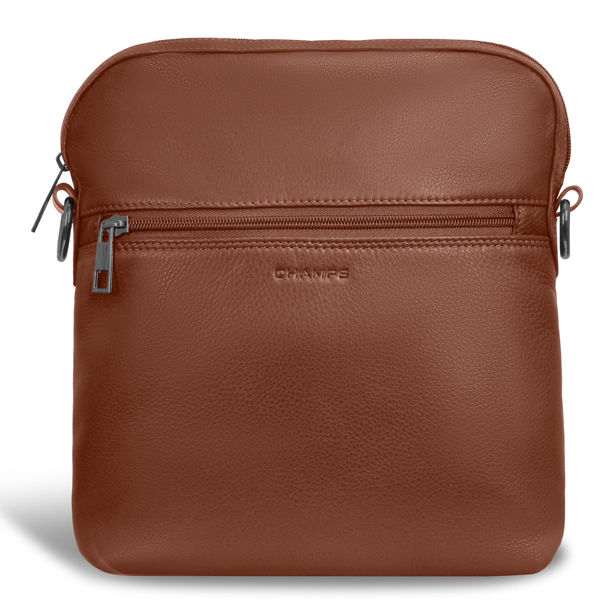 Onyx / Leather Cross-Body Bag