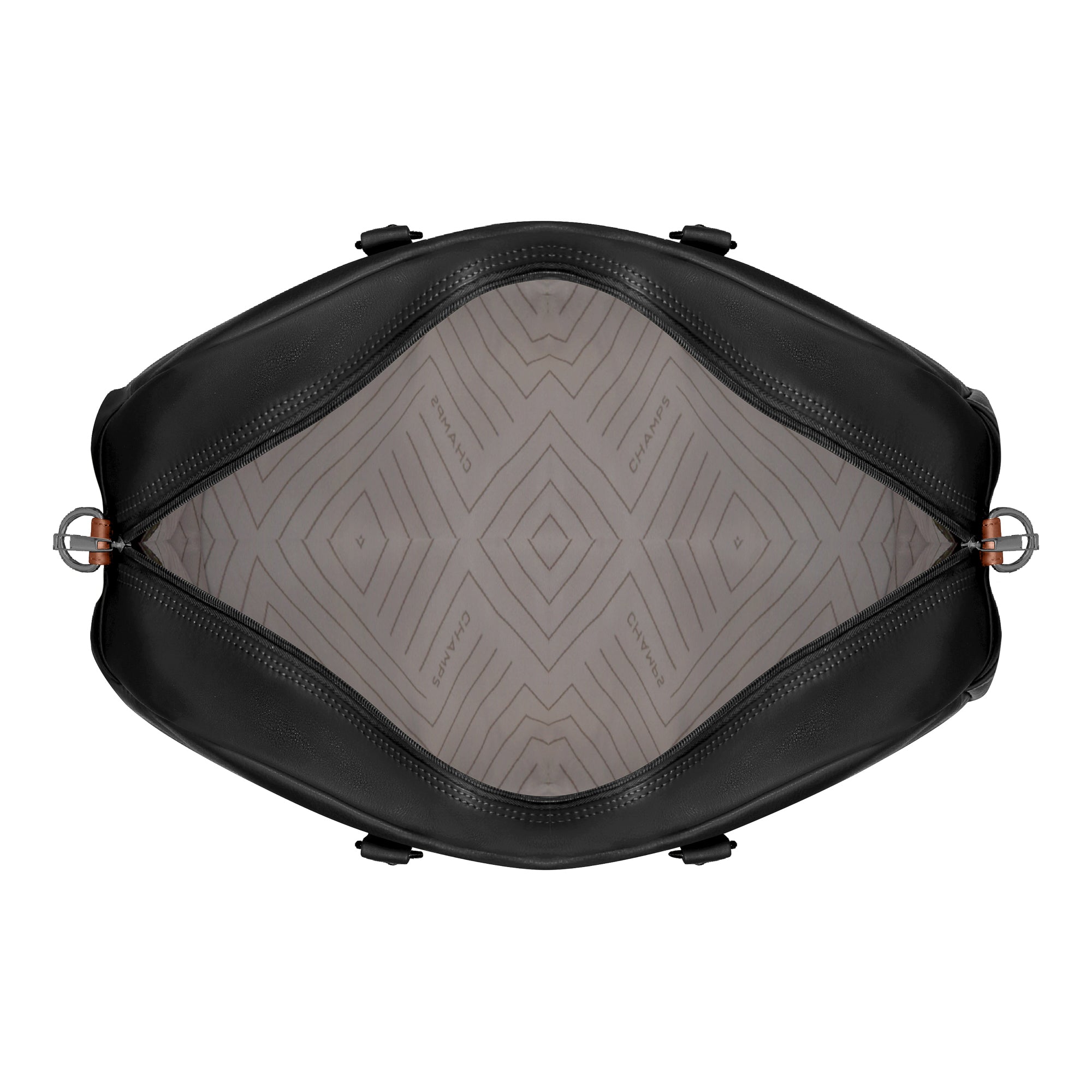 Onyx / Leather Duffle Bag