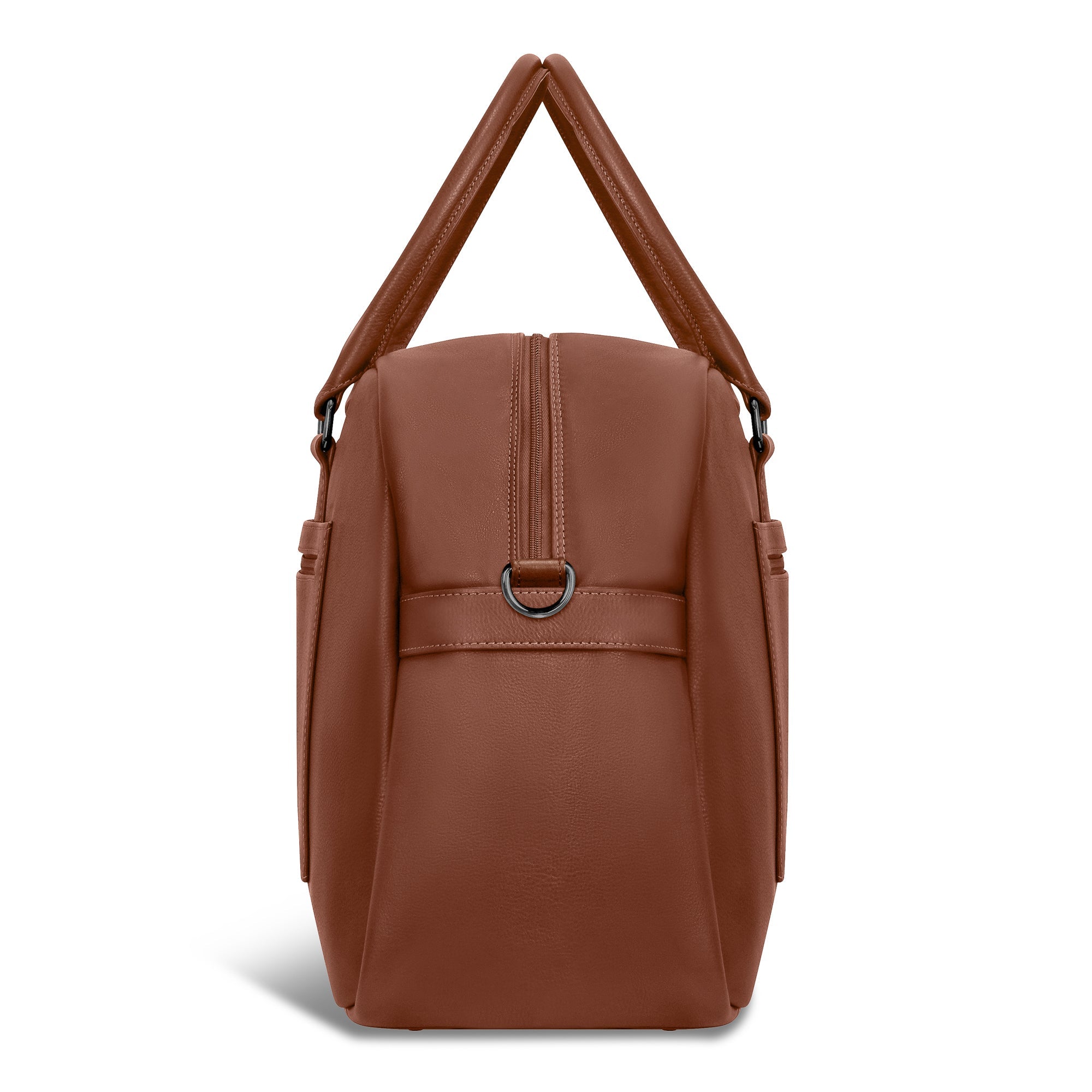 Onyx / Leather Duffle Bag