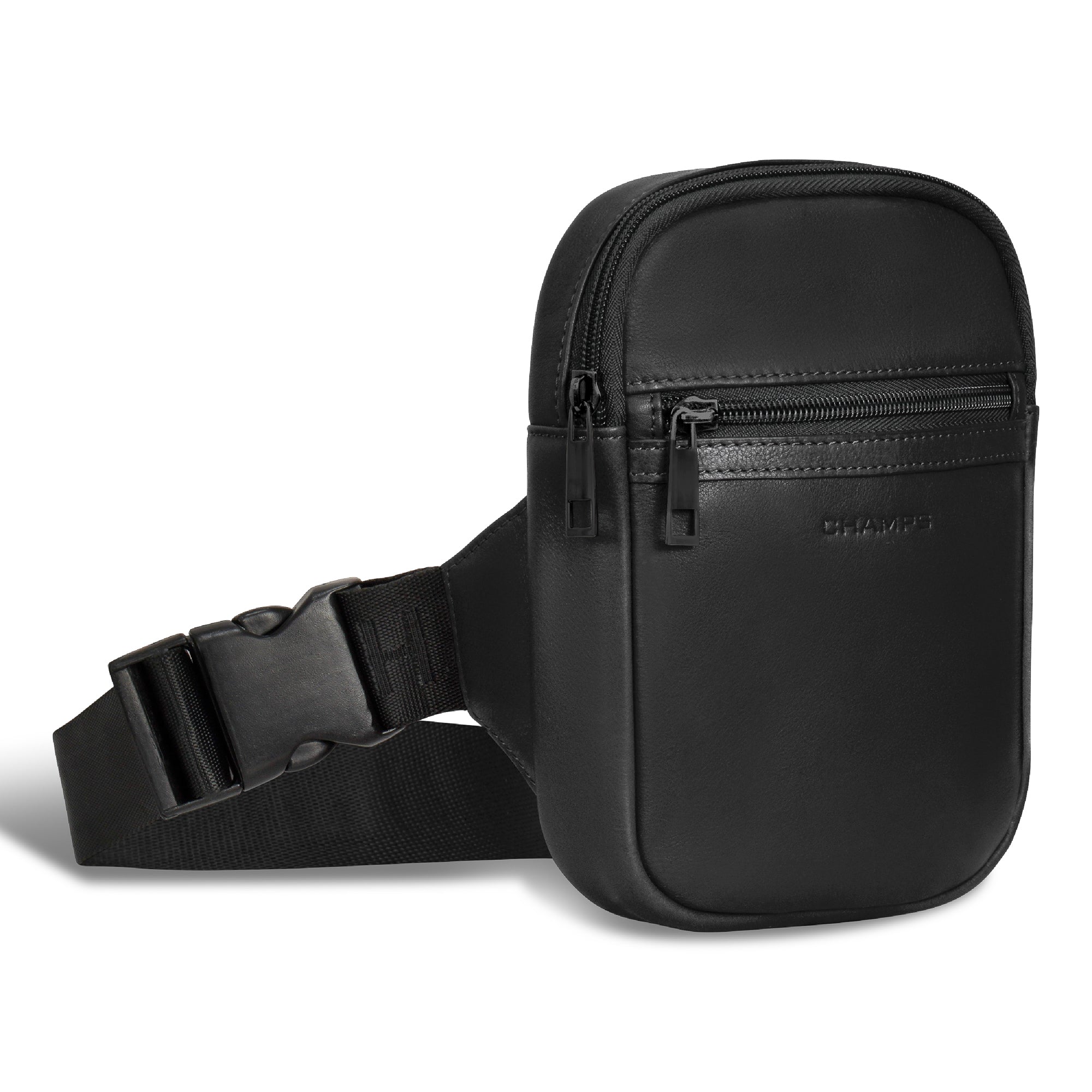 Onyx / Leather Holster Crossbody Bag