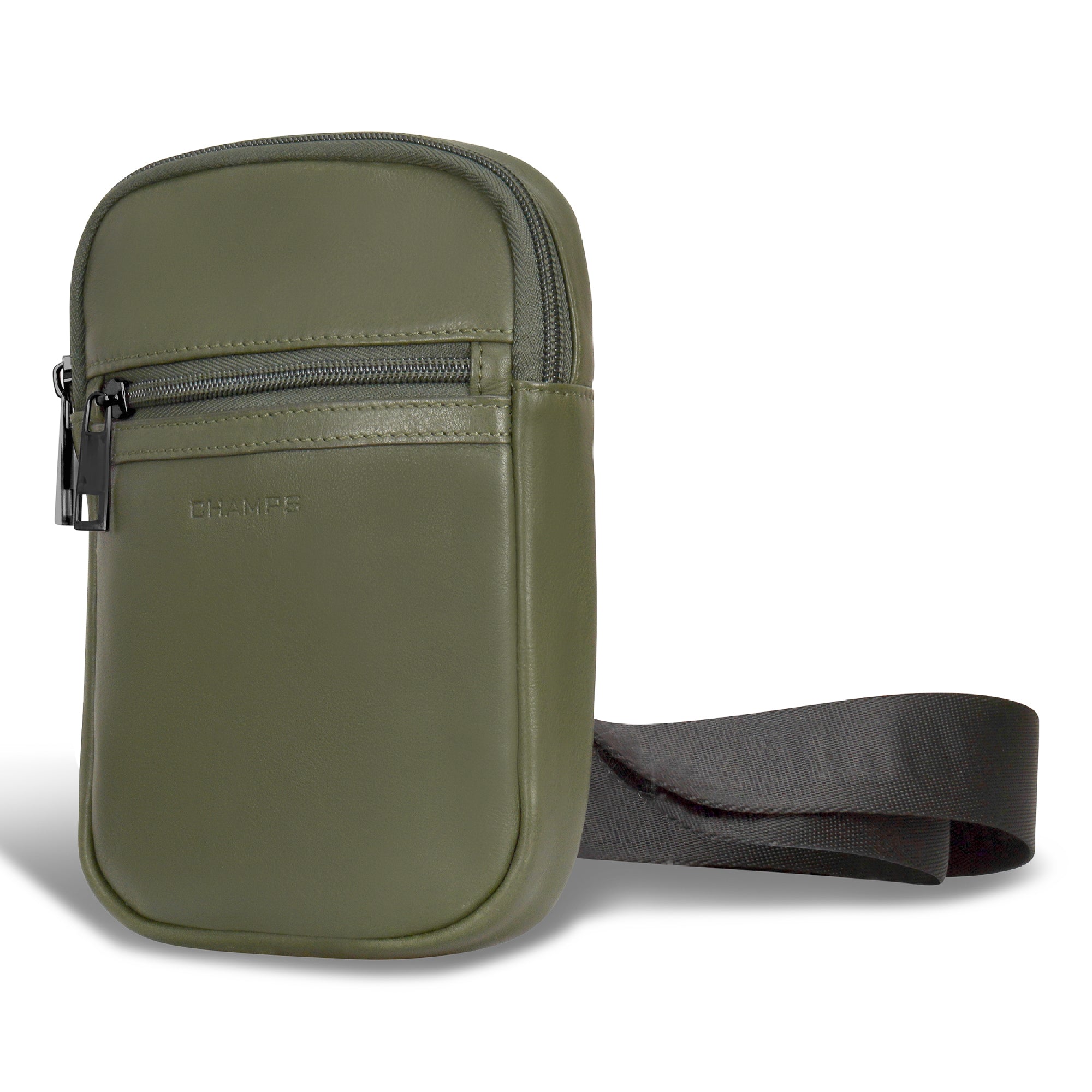 Onyx / Leather Holster Crossbody Bag