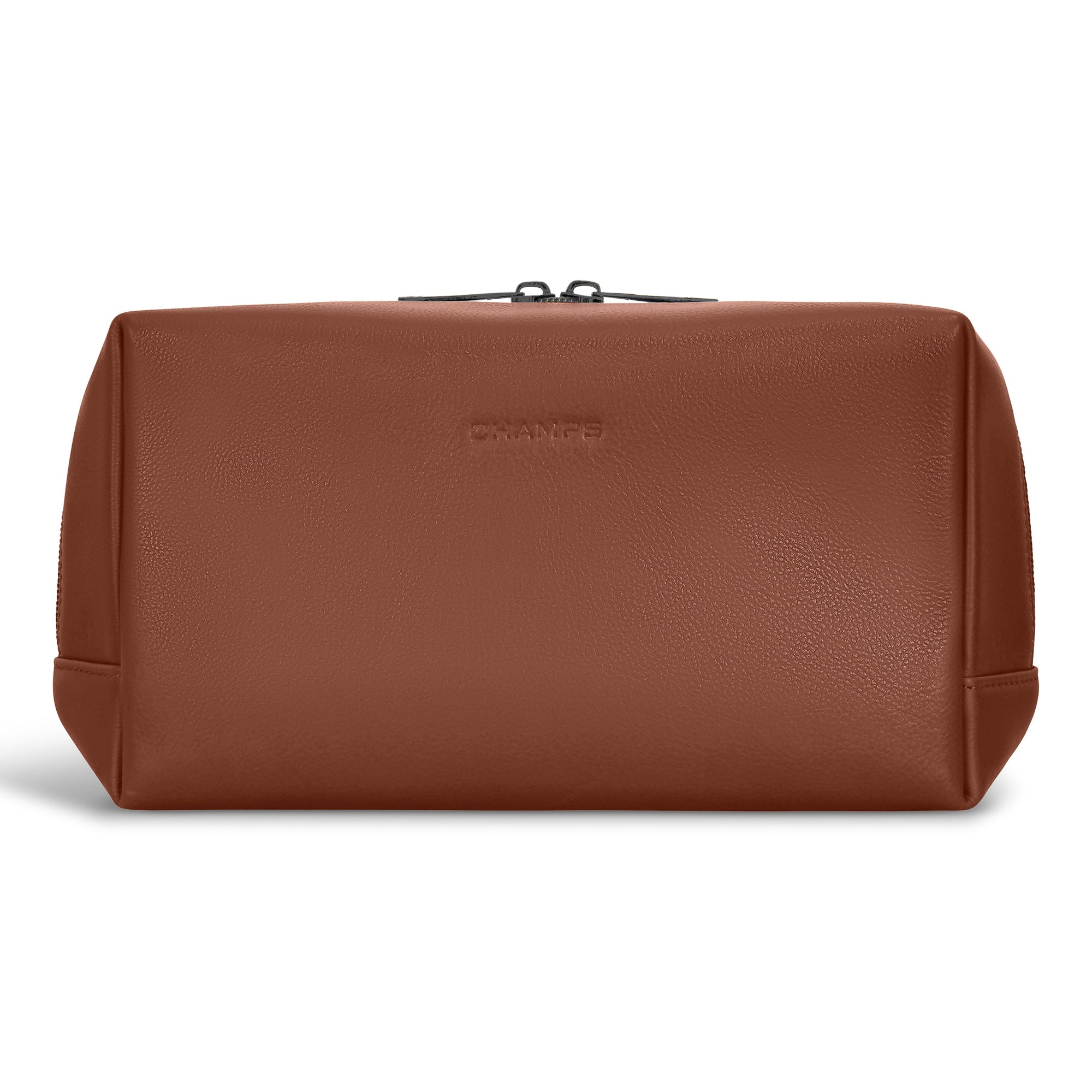 Onyx / Leather Toiletry Bag