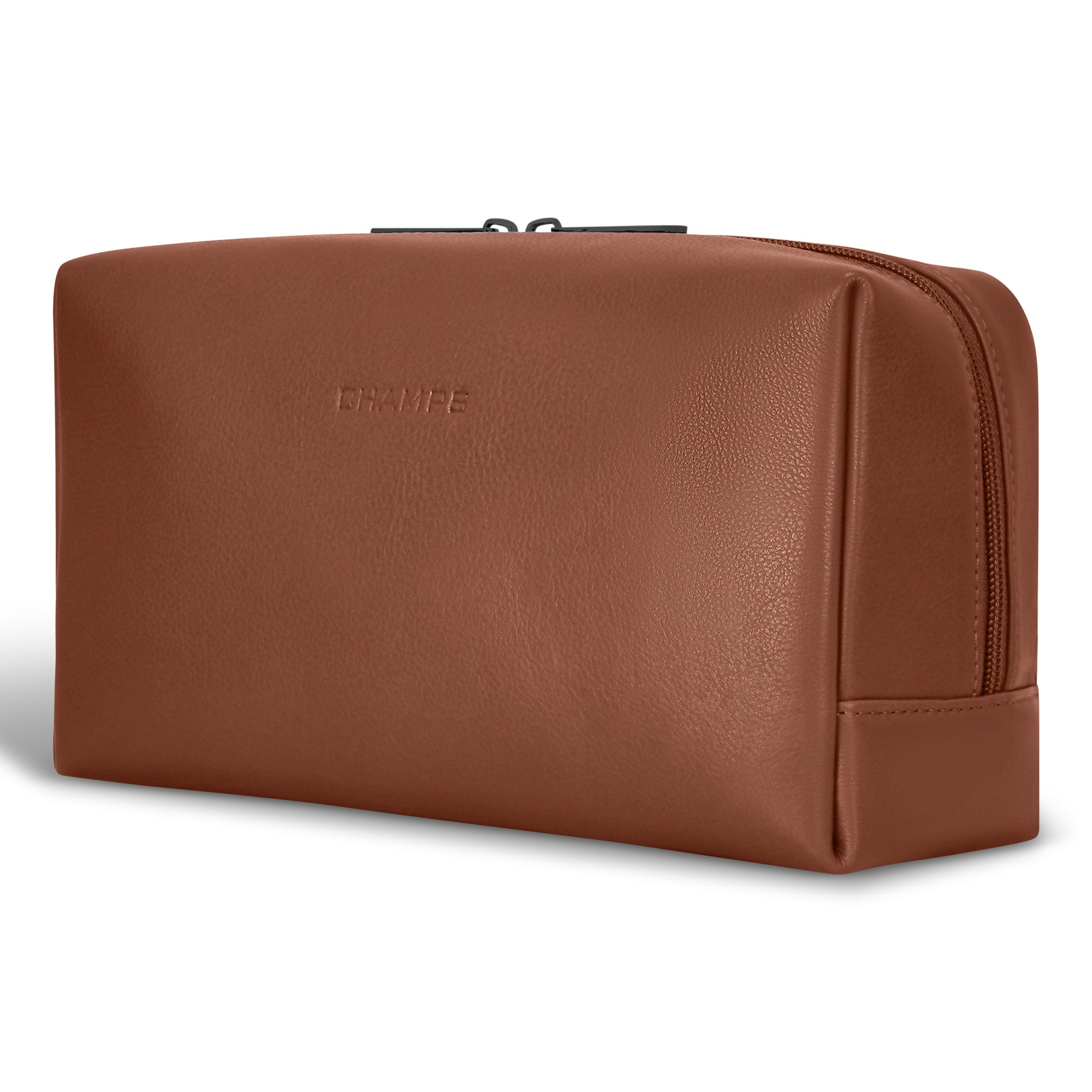Onyx / Leather Toiletry Bag