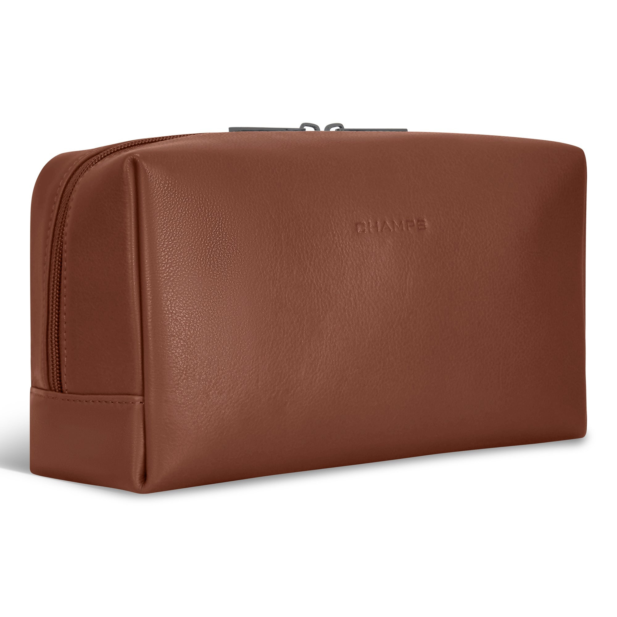 Onyx / Leather Toiletry Bag