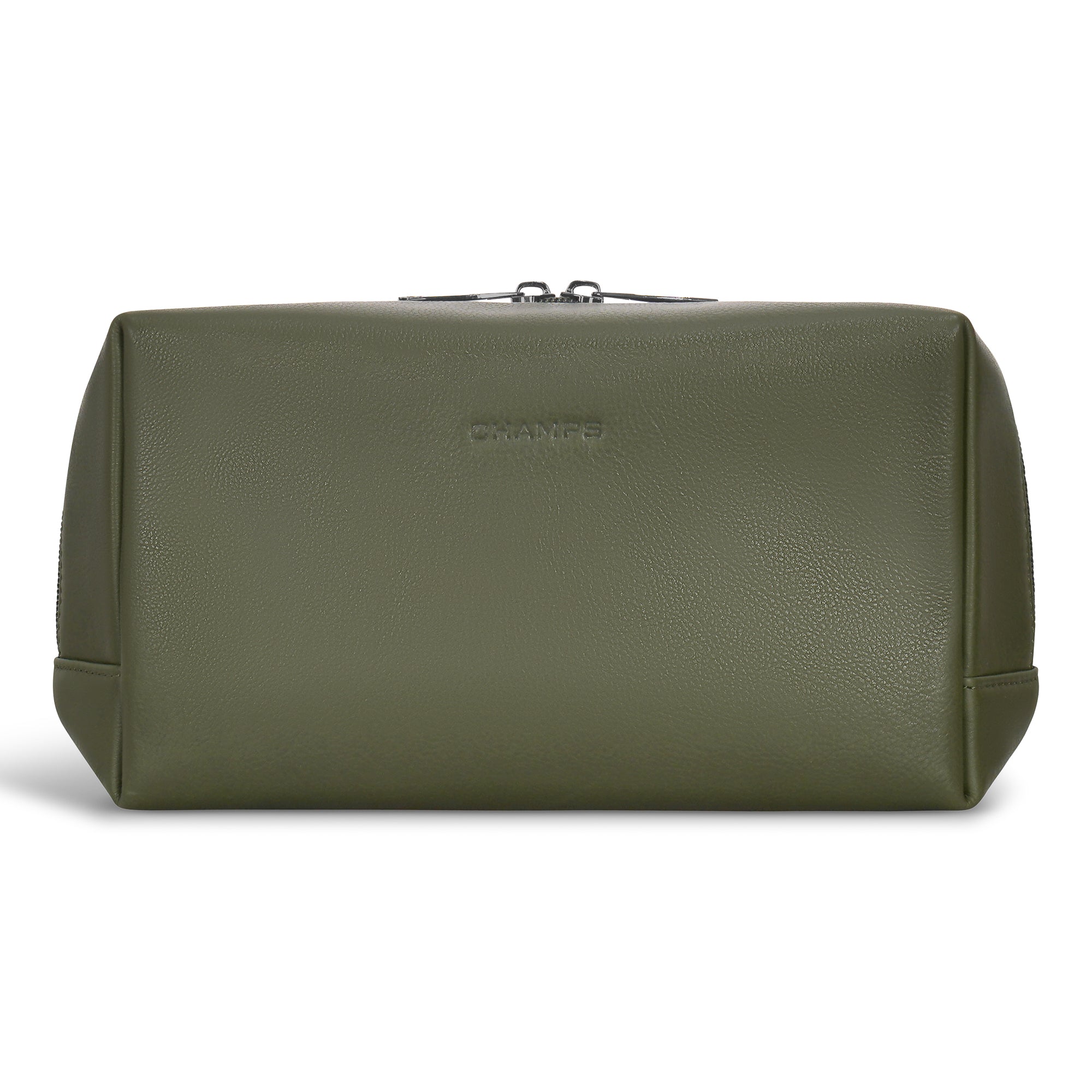 Onyx / Leather Toiletry Bag