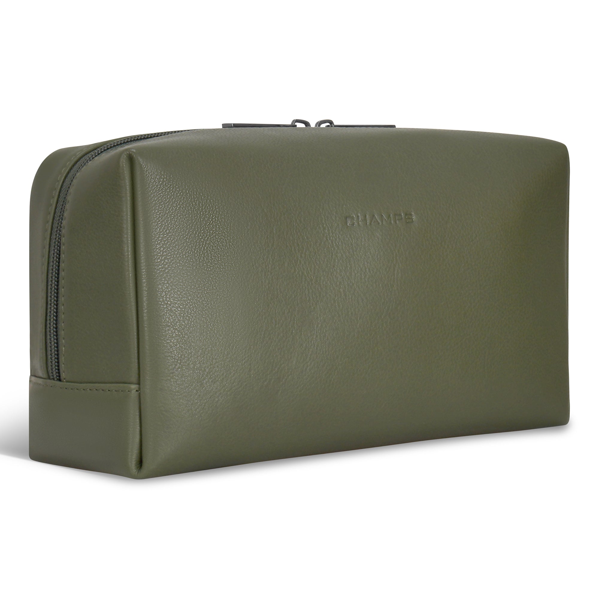 Onyx / Leather Toiletry Bag