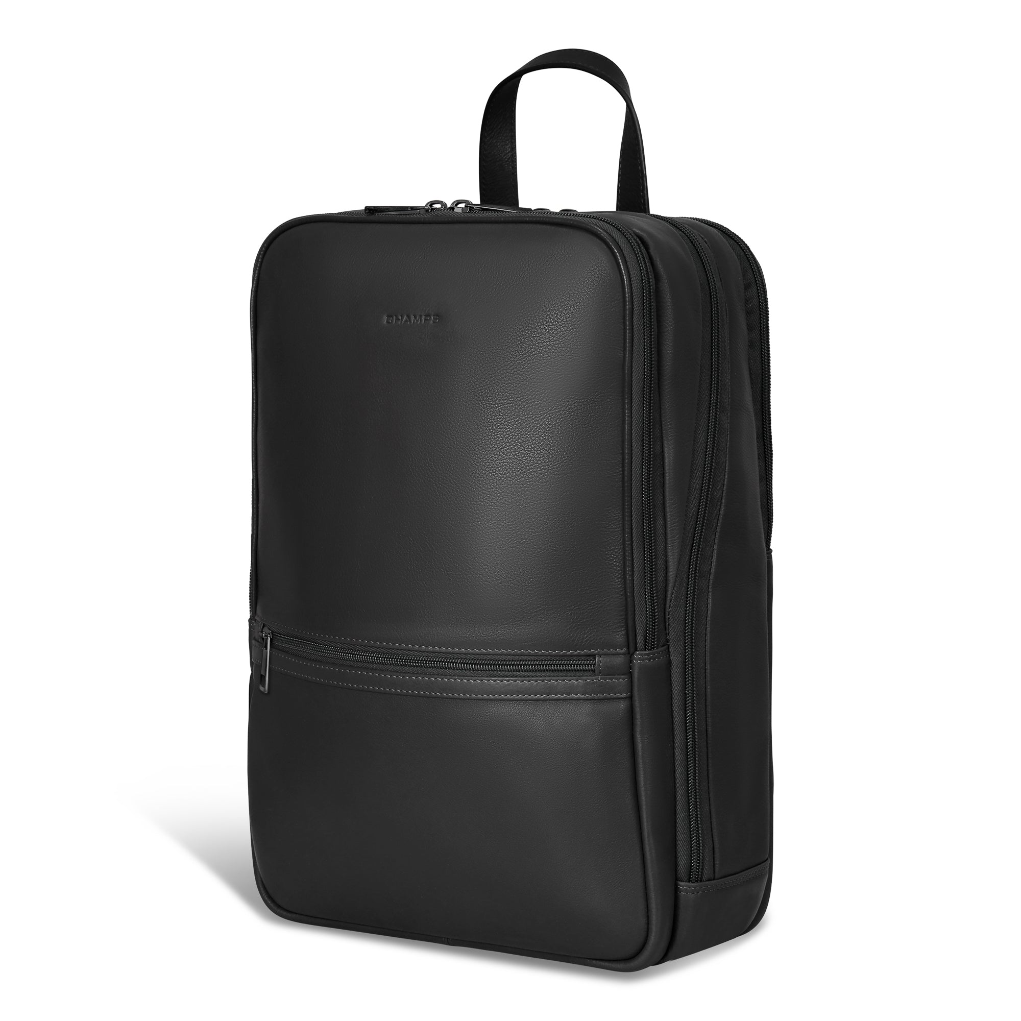 Onyx / Leather Classic Backpack