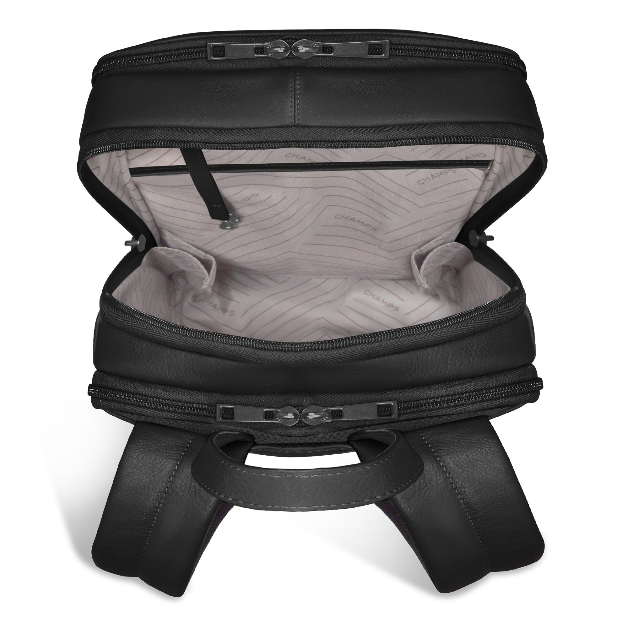 Onyx / Leather Classic Backpack