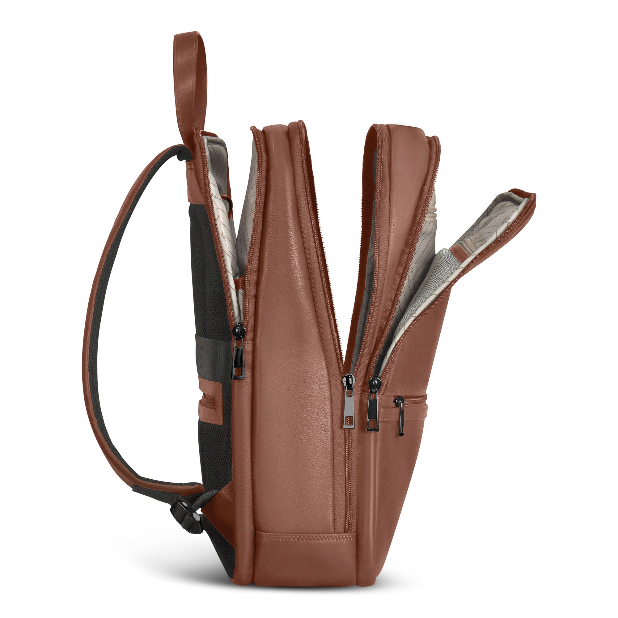 Onyx / Leather Classic Backpack