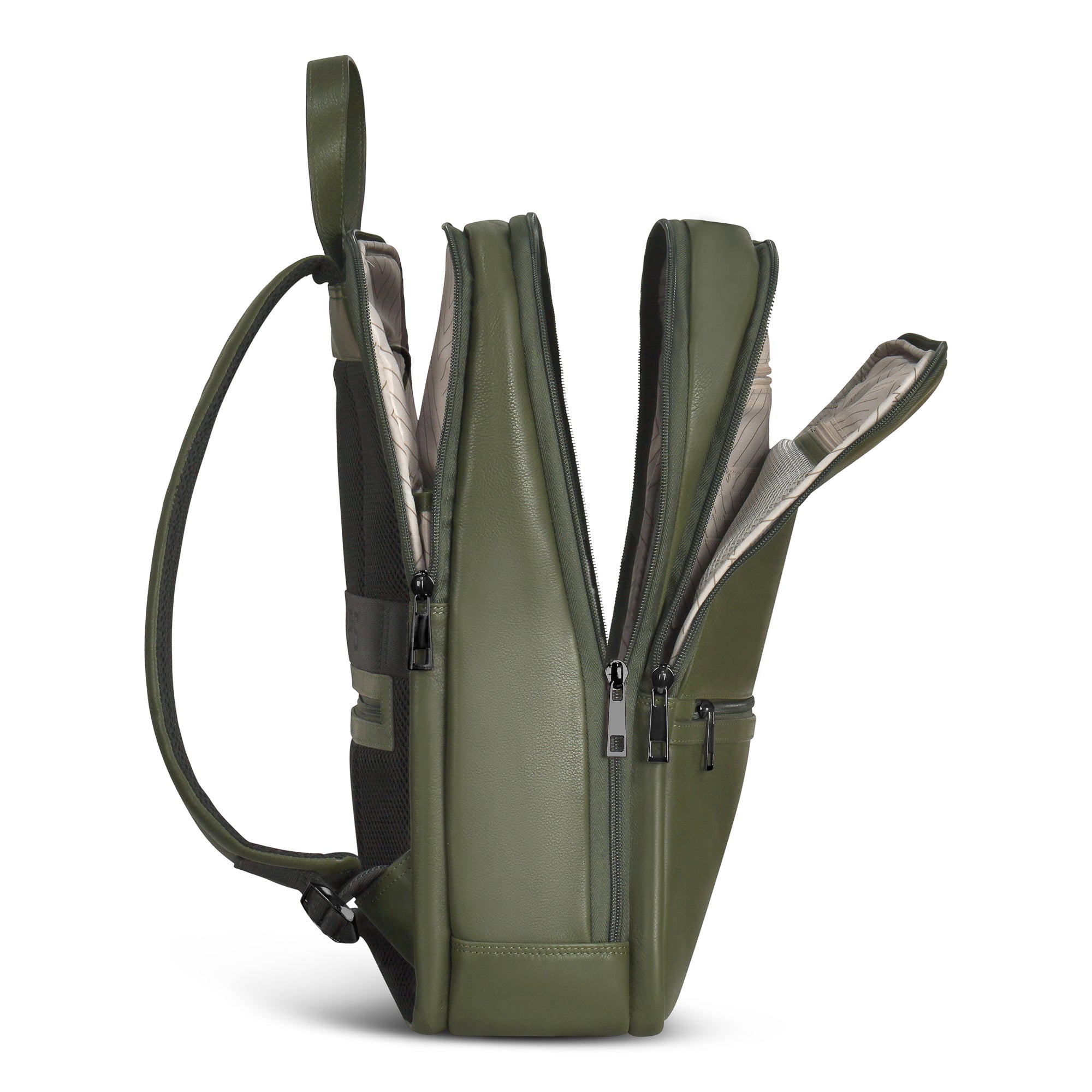 Onyx / Leather Classic Backpack